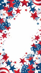 Obraz premium Happy Independence Day (US) Background with Copy Space for Text. 