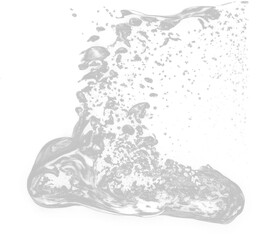 Obraz premium transparent water splash