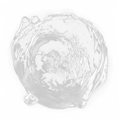 transparent water splash