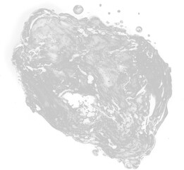 transparent water splash