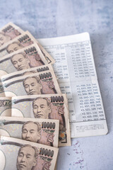 通帳とお金
