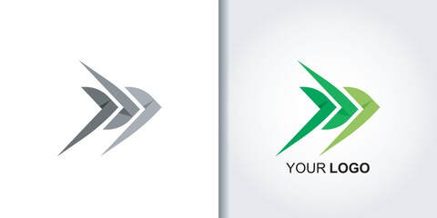 speed arrow logo template