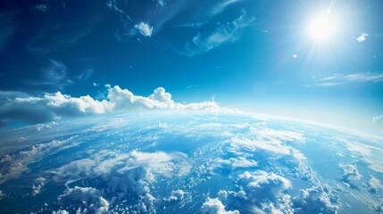 The concept of International Day for the Preservation of the Ozone Layer, copy space