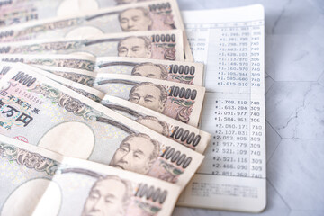 通帳とお金