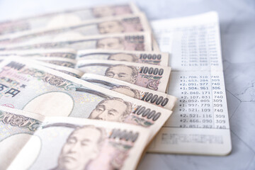 通帳とお金