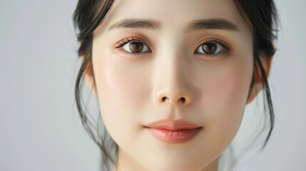 Fototapeta premium 肌艶のあるアジア人女性01