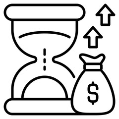 inflation icon illustration