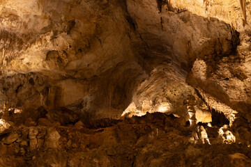 Rock formations in Carlsbad Caverns National Park, New Mexico

