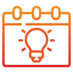 Calendar Creativity Icon