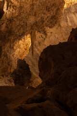 Rock formations in Carlsbad Caverns National Park, New Mexico
