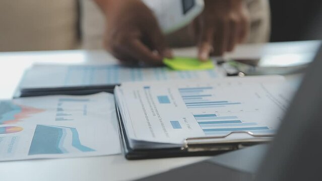 Business Documents, Auditor businesswoman checking searching document legal prepare paperwork or report for analysis TAX time,accountant Documents data contract partner deal in workplace office