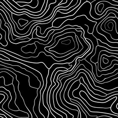 Fototapeta premium Topographic Papers Texture - Detailed, Map-like Texture Perfect for Artistic and Design Use, Projects. Generated AI.