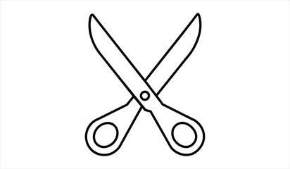 Cutting scissors icon