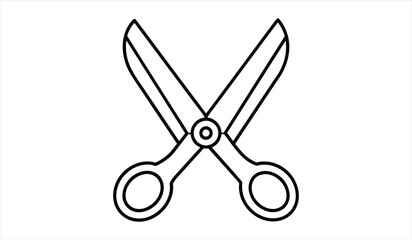 Cutting scissors icon