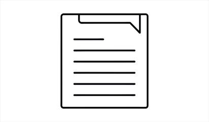 Insurance policy icon. Risk coverage document sign. Policyholder symbol. Quality design element. Editable stroke. Linear style insurance policy icon. Vector