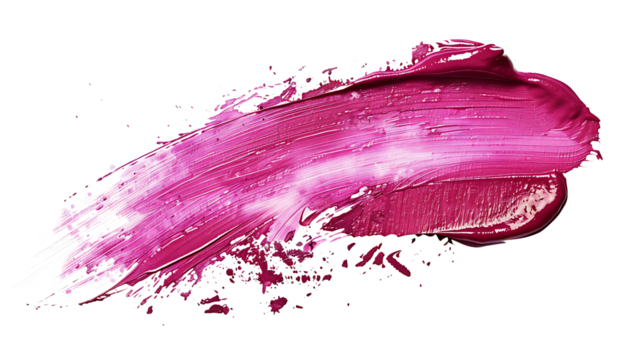 "Cosmetic Smear Vector Stock: Lipstick Smudge and Makeup Foundation on Transparent Background"