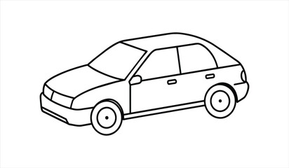 Car icon.  Auto, view, sport, race, transport concept. Vector illustration.