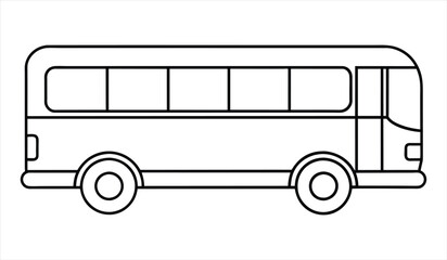 vector illustration of a bus