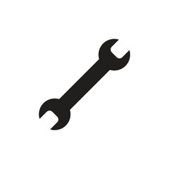 Flat screwdriver icon symbol vector Illustration.