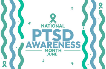Crafting Designs for National PTSD Awareness Month - Advocating for Understanding, Support, and Trauma-Informed Care Initiatives
