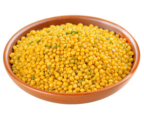 Mung dal, isolated on white background