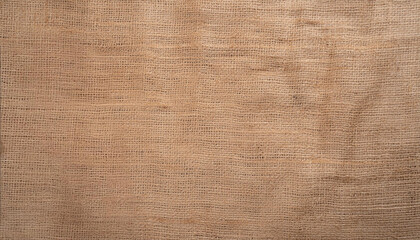 Fototapeta premium Closeup of brown jute fabric texture