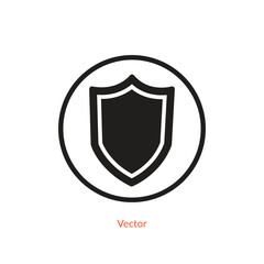 shield icon. Security symbol template for graphic and web design collection logo vector illustration.