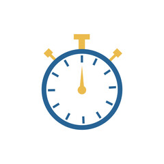 Flat timer icon Symbol Vector Illustration