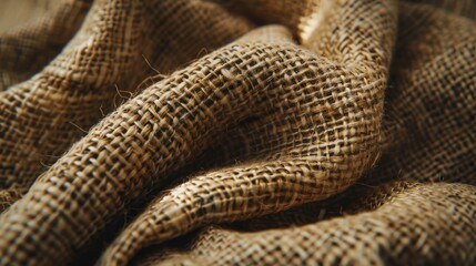 Fototapeta premium A piece of fabric with a pattern of brown and white generated by AI