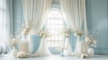 Wedding Scene Creates An Enchanting Space For Eternal Moments