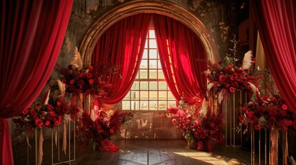 Wedding Background Sets Up A Canvas For Unforgettable Memories