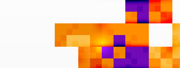 Dynamic colorful squares background. Vector Illustration For Wallpaper, Banner, Background, Card, Book Illustration, landing page