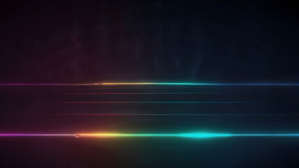 Obraz premium Straight Motion Lines Against Luminescent Backdrops