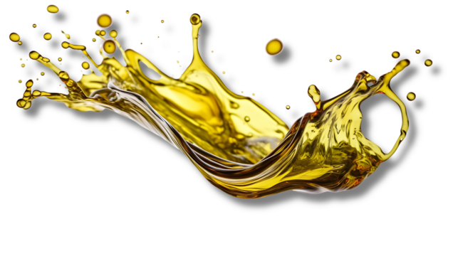 "Dynamic Olive Oil Splash Vector Stock: Swirling Pale Yellow Wave on Transparent Background"