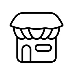 Shop Market Icon Outline