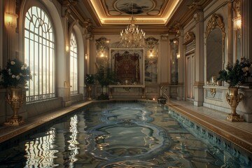 Fototapeta premium Classical Indoor Pool