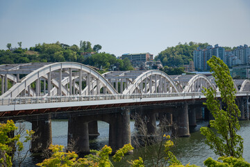 Bridge across the Han River in Seoul, South Korea