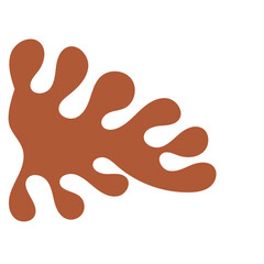Warm tone abstract shapes 