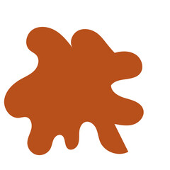 Warm tone abstract shapes 