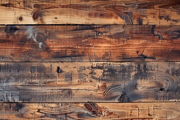 Rustic wood planks background - Generative AI	