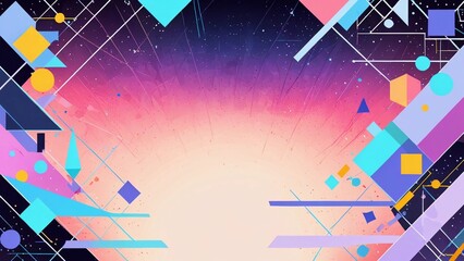 banner background geometry