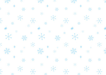 雪の結晶の背景_横