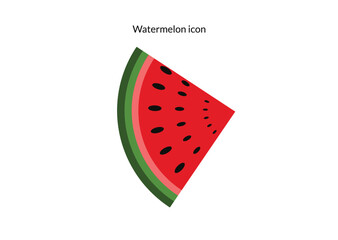 watermelon icon style design isolated on white background