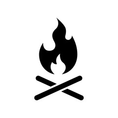 Fire icon template