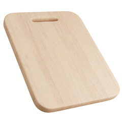 3d render of wooden cutting board,kitchen tools.