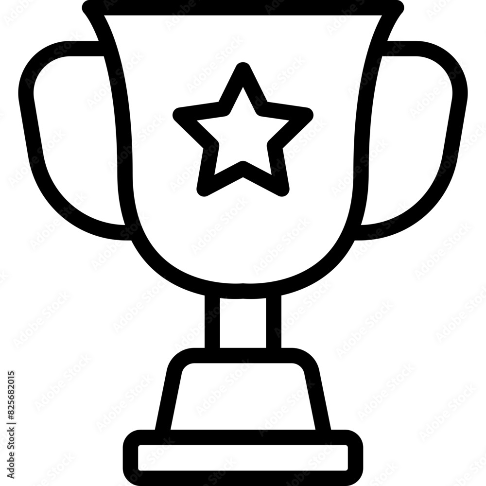 Sticker trophy icon