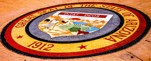 Arizona State Capitol Phoenix; Seal; Arizona; state; United States