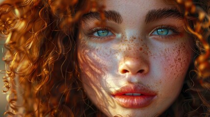 A Photo Of A Young Curly Girl Captured Her Vibrant Personality And Unique Charm, Hd Images