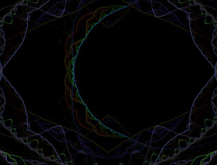 Imaginatory fractal abstract background Image