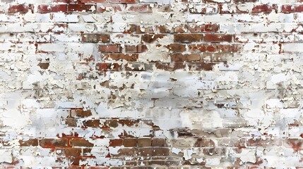 Old wall background with stained aged bricks